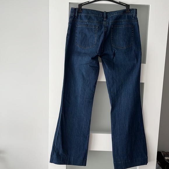 Elie Tahari flare mid rise jeans size US10 - Picture 2 of 13